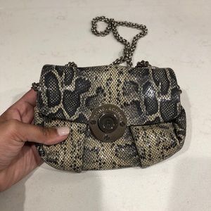 Henri Bendel snake print bag